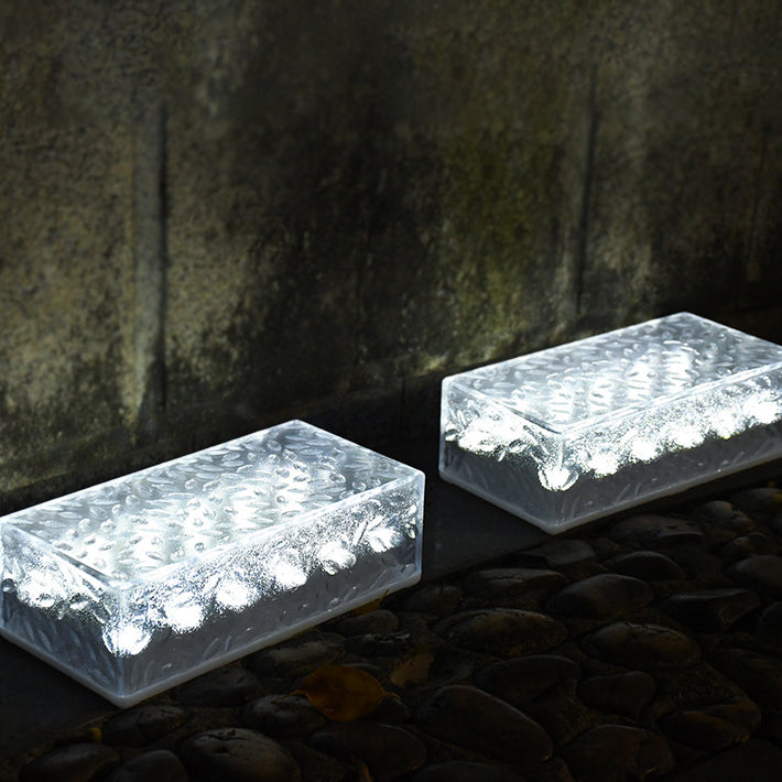 Solar LED Ice Brick Light