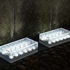 Solar LED Ice Brick Light