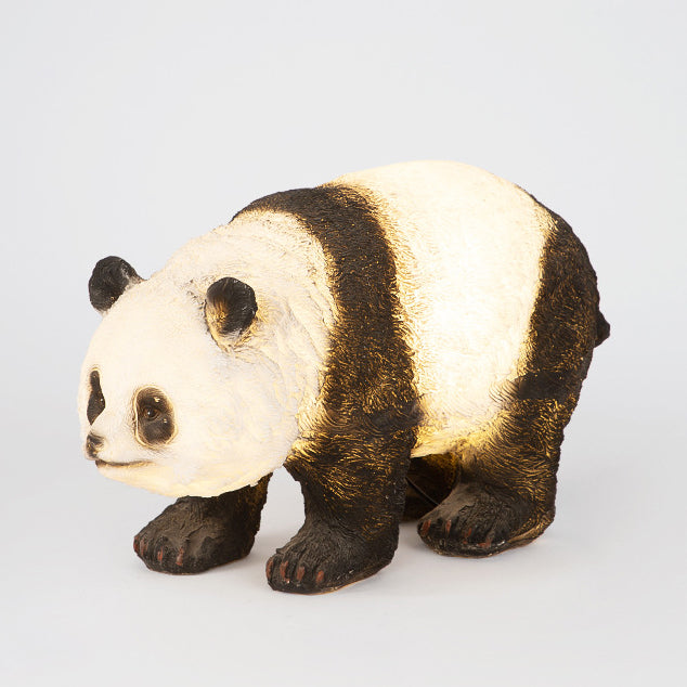 Art Deco Solar LED Bamboo Panda Outdoor Light