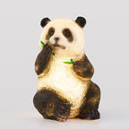 Art Deco Solar LED Bamboo Panda Outdoor Light
