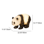 Art Deco Solar LED Bamboo Panda Outdoor Light