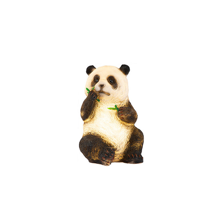 Art Deco Solar LED Bamboo Panda Outdoor Light