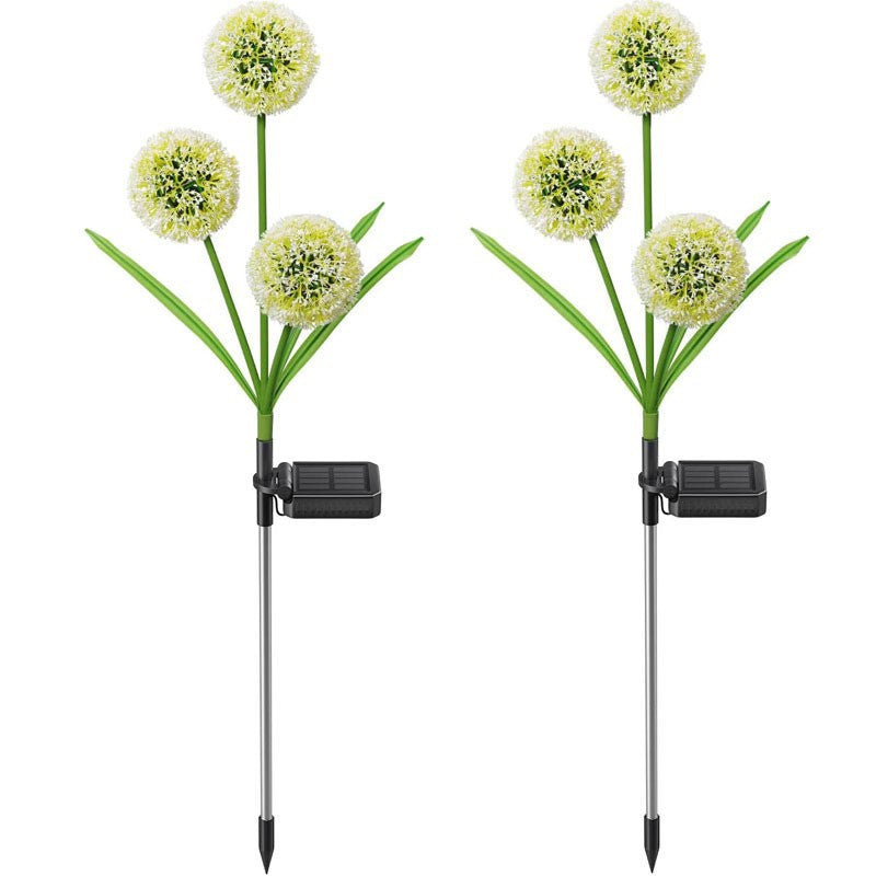 Premium Art Deco Solar LED Dandelion Outdoor Light