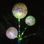 Premium Art Deco Solar LED Dandelion Outdoor Light