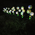 Premium Art Deco Solar LED Dandelion Outdoor Light