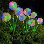 Premium Art Deco Solar LED Dandelion Outdoor Light