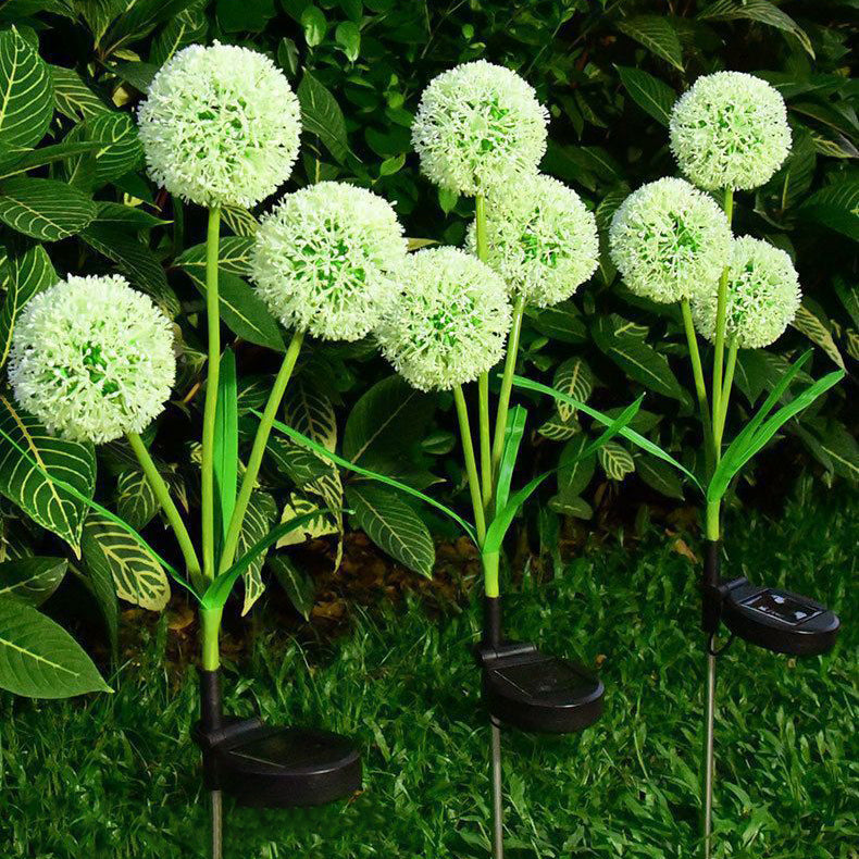 Premium Art Deco Solar LED Dandelion Outdoor Light