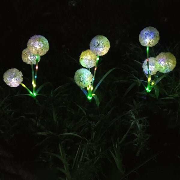 Premium Art Deco Solar LED Dandelion Outdoor Light