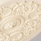 Elegant Round Engraved Flower LED Flush Mount Ceiling Light