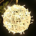 Art Deco Waterproof LED Hanging Ball Light for Outdoor Garden Decor