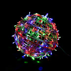 Art Deco Waterproof LED Hanging Ball Light for Outdoor Garden Decor