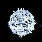 Art Deco Waterproof LED Hanging Ball Light for Outdoor Garden Decor