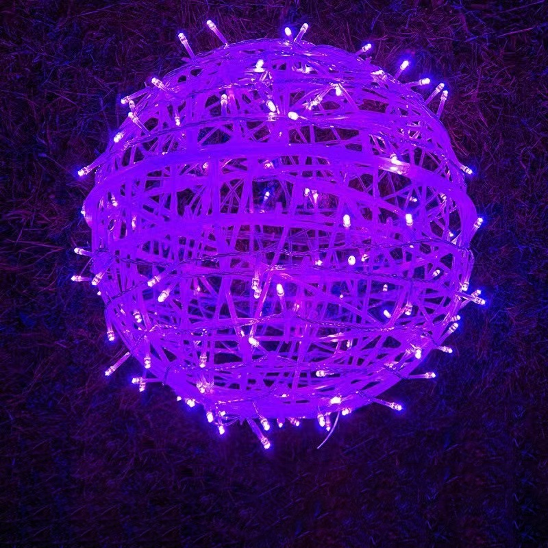 Art Deco Waterproof LED Hanging Ball Light for Outdoor Garden Decor