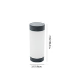 Premium Solar-Powered Waterproof LED Outdoor Table Lamp - Modern Minimalist Stainless Steel & Glass Design