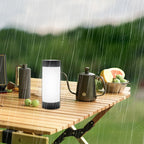 Premium Solar-Powered Waterproof LED Outdoor Table Lamp - Modern Minimalist Stainless Steel & Glass Design