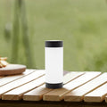Premium Solar-Powered Waterproof LED Outdoor Table Lamp - Modern Minimalist Stainless Steel & Glass Design