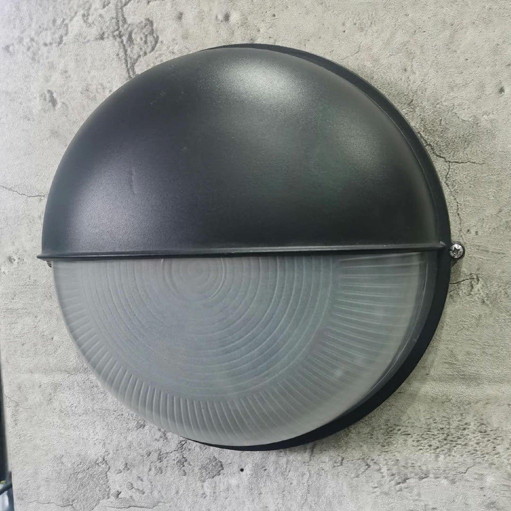 Modern Waterproof Aluminum and Glass Frosted Round Outdoor