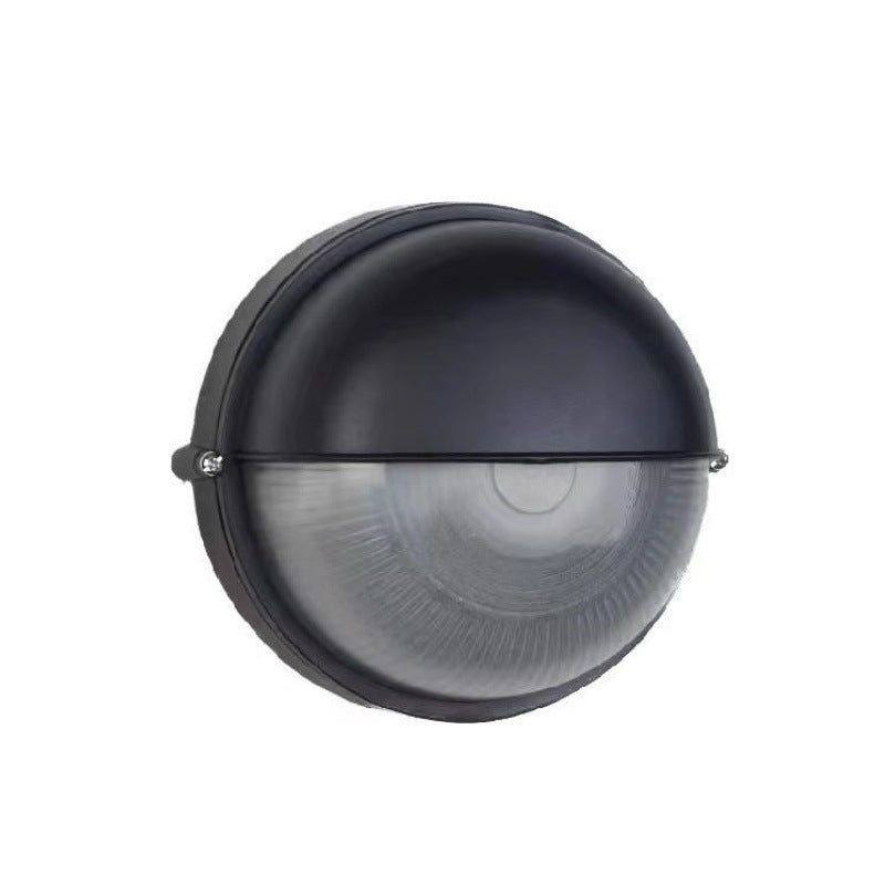 Modern Waterproof Aluminum and Glass Frosted Round Outdoor