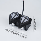 Modern Waterproof Aluminum Acrylic LED Wall Sconce