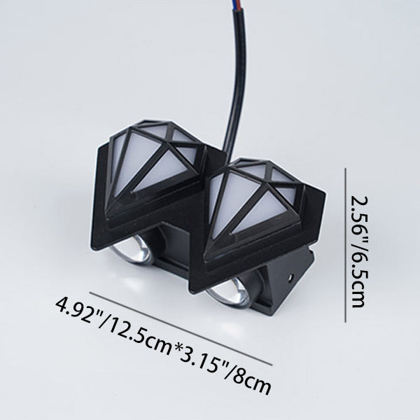 Modern Waterproof Aluminum Acrylic LED Wall Sconce