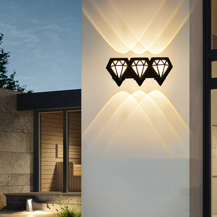 Modern Waterproof Aluminum Acrylic LED Wall Sconce