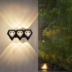 Modern Waterproof Aluminum Acrylic LED Wall Sconce