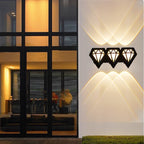Modern Waterproof Aluminum Acrylic LED Wall Sconce