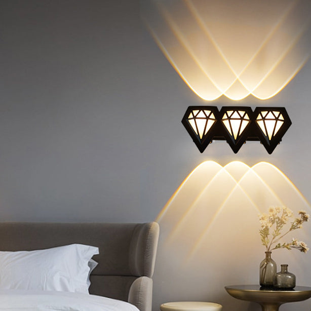 Modern Waterproof Aluminum Acrylic LED Wall Sconce