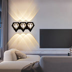 Modern Waterproof Aluminum Acrylic LED Wall Sconce