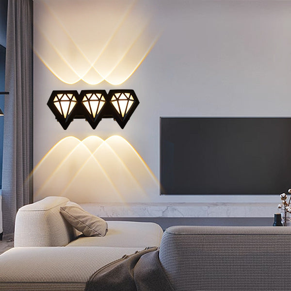 Modern Waterproof Aluminum Acrylic LED Wall Sconce