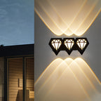Modern Waterproof Aluminum Acrylic LED Wall Sconce