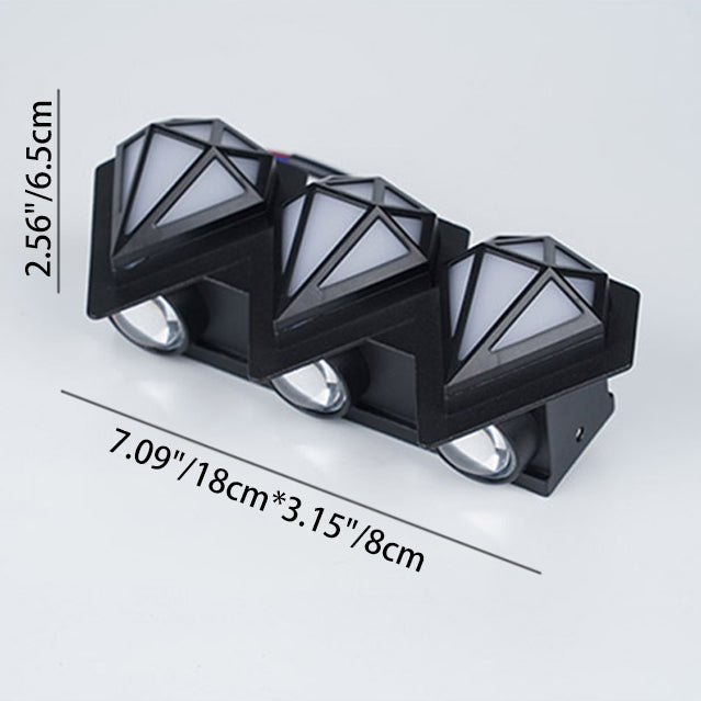 Modern Waterproof Aluminum Acrylic LED Wall Sconce