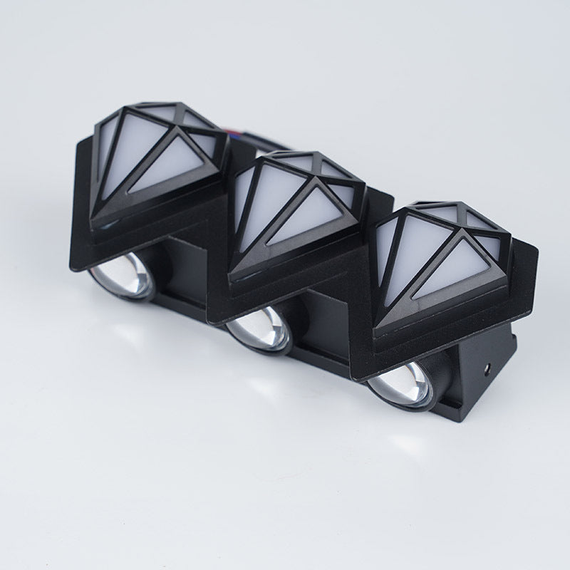 Modern Waterproof Aluminum Acrylic LED Wall Sconce