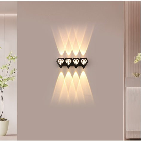 Modern Waterproof Aluminum Acrylic LED Wall Sconce