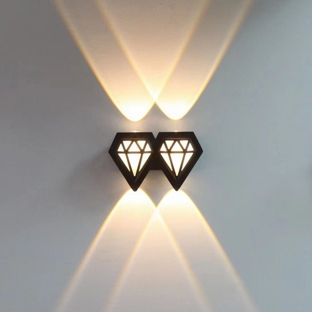 Modern Waterproof Aluminum Acrylic LED Wall Sconce