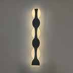 Solar Wave Outdoor LED Wall Sconce
