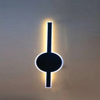 Solar Wave Outdoor LED Wall Sconce