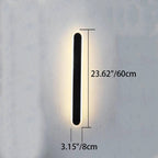 Solar Wave Outdoor LED Wall Sconce