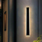 Solar Wave Outdoor LED Wall Sconce