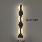 Solar Wave Outdoor LED Wall Sconce