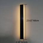 Solar Wave Outdoor LED Wall Sconce