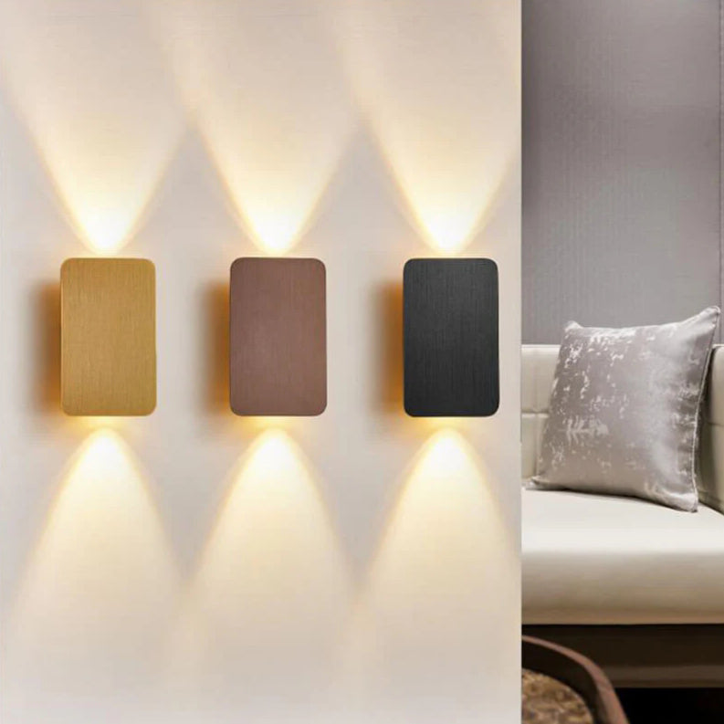 Nordic Aluminum 2-Light LED Wall Sconce