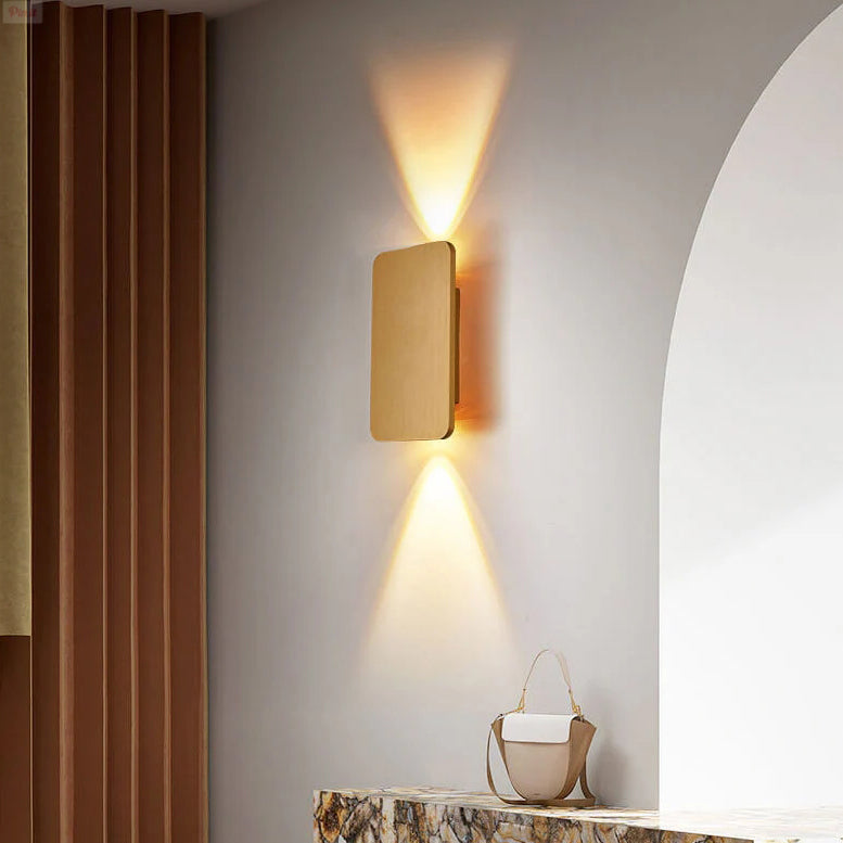 Nordic Aluminum 2-Light LED Wall Sconce