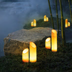 Modern Waterproof Solar Bamboo LED Garden Light