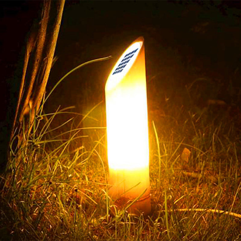 Modern Waterproof Solar Bamboo LED Garden Light