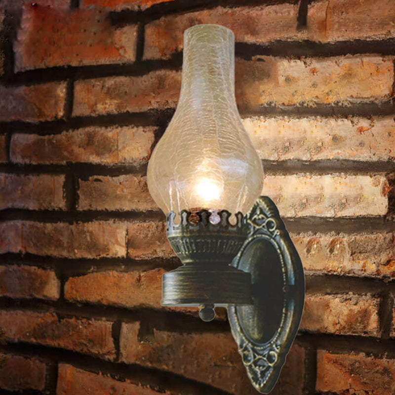Vintage Kerosene-Style Wall Sconce