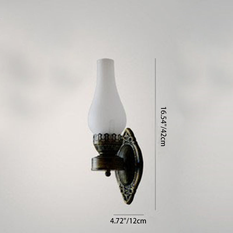 Vintage Kerosene-Style Wall Sconce