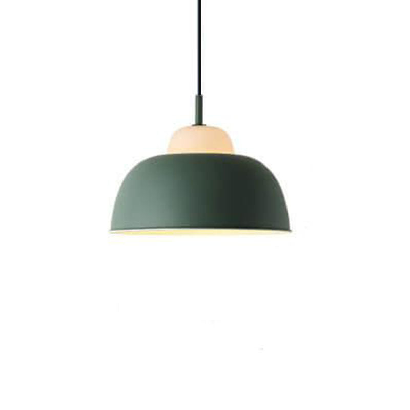 Nordic Macaron Aluminum Dome Pendant Light - 1 Light