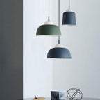 Nordic Macaron Aluminum Dome Pendant Light - 1 Light