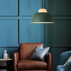 Nordic Macaron Aluminum Dome Pendant Light - 1 Light